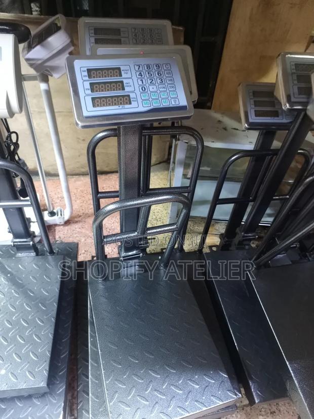 Upto 300kg Digital Platform Scale With Guard Rechargeable