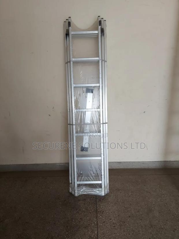 Aluminium Pipe Portable Tripple Extension Vertical Ladder - thumbnail 3