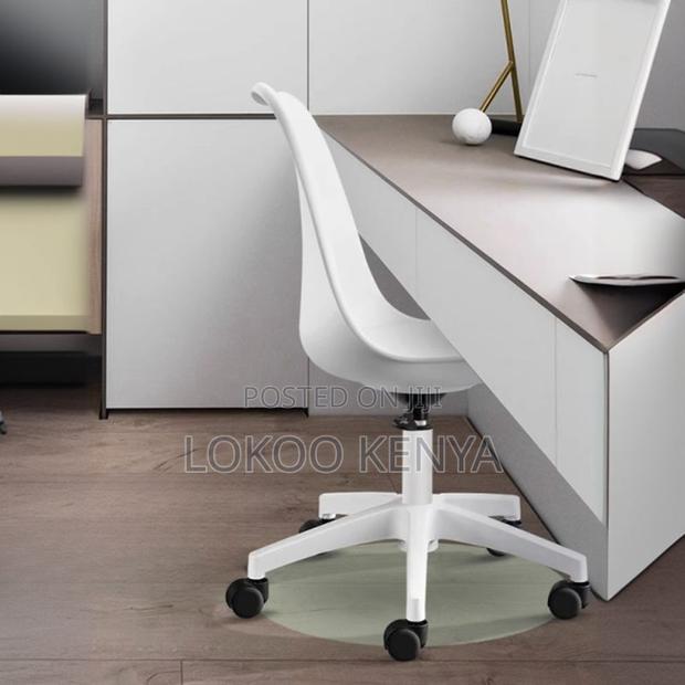 Home Chairs: Swivel Eames Plastic White Chairs - thumbnail 5