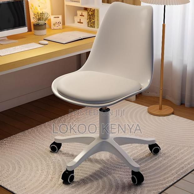 Home Chairs: Swivel Eames Plastic White Chairs