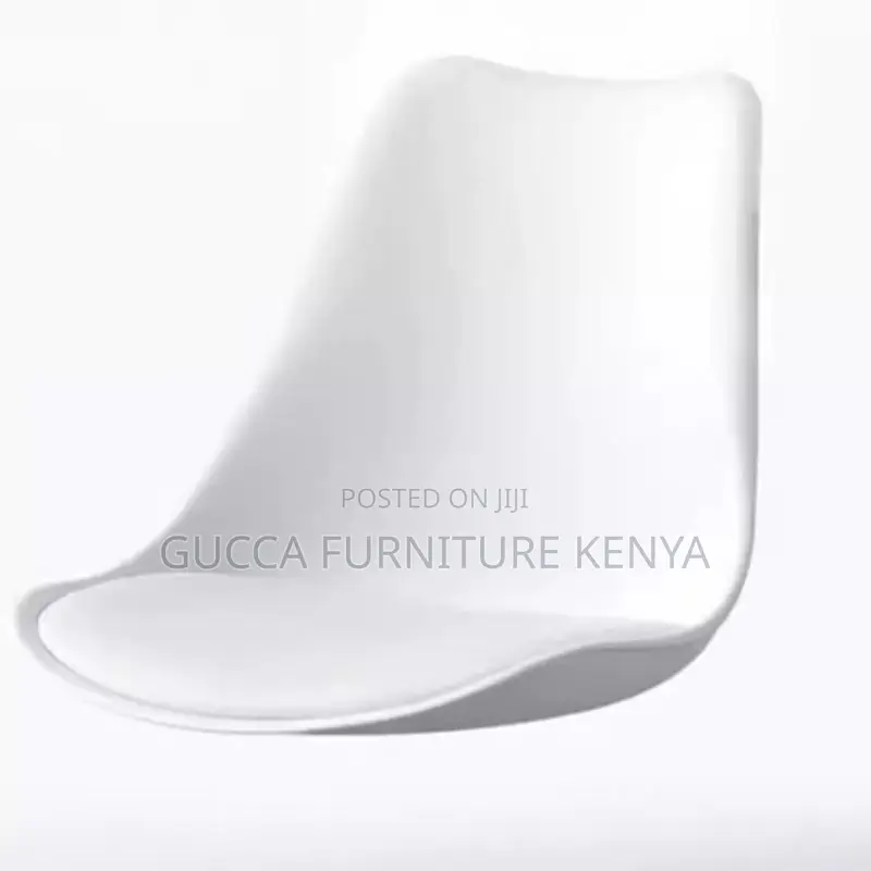 Home Chairs: Swivel Eames Plastic White Adjustable Chair