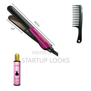 Mini Flat Iron Set Hair Spray, Wide Tooth Comb - main view