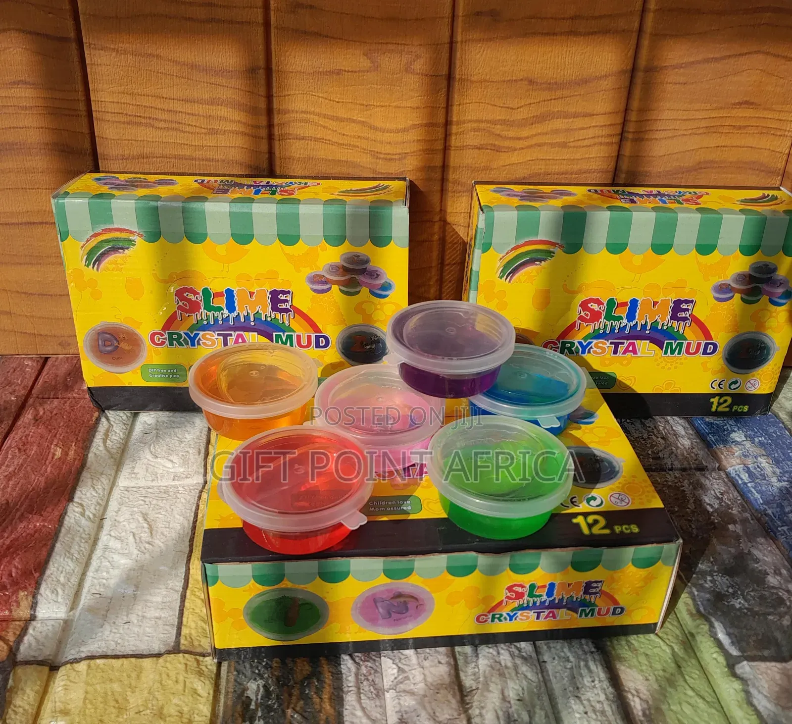 A Dozen of 12 Pieces Slimes for Kids