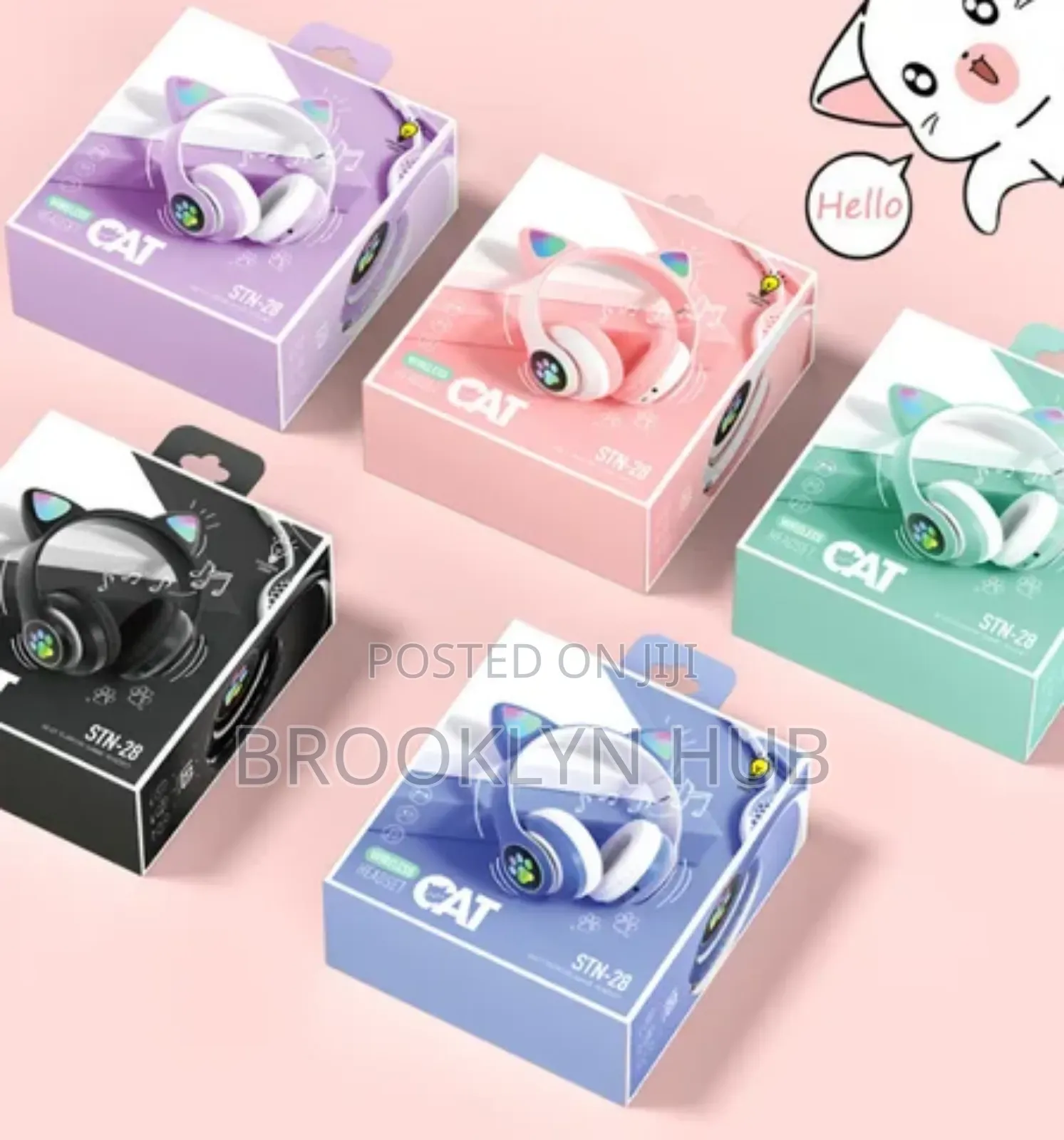 Kids Gift,Cute Cat Ears Headphones