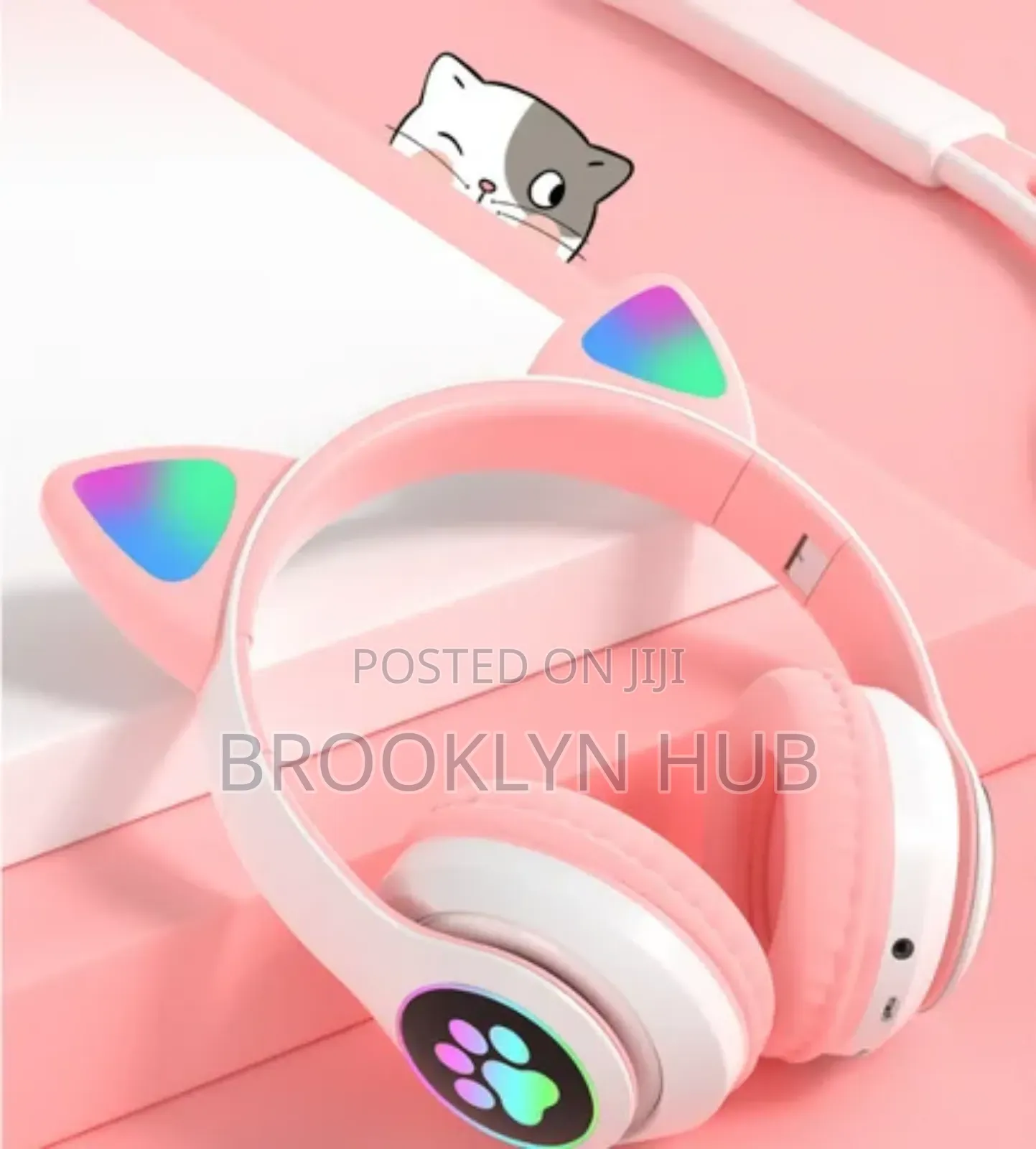 Kids Gift,Cute Cat Ears Headphones