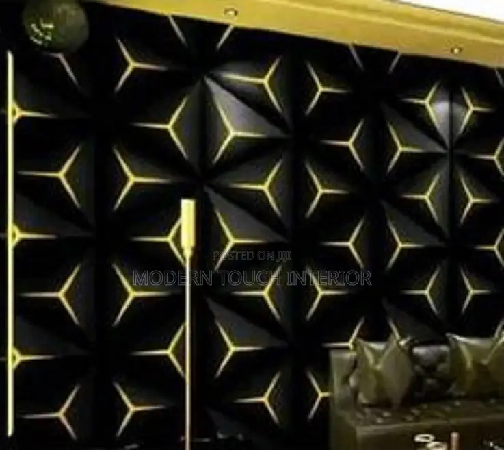 3D Wallpapers - Black and Gold 3D Wallpapers
