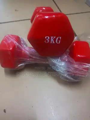 Neoprene 3kgs Coated Dumbells- Pair