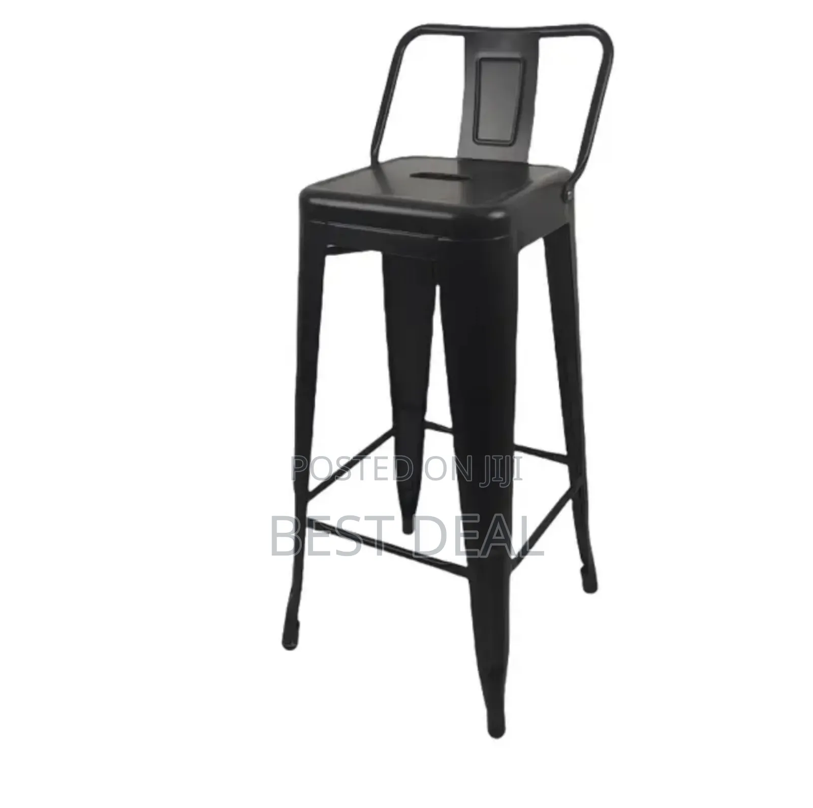 Strong Metallic Bistro Bar Stool Chair