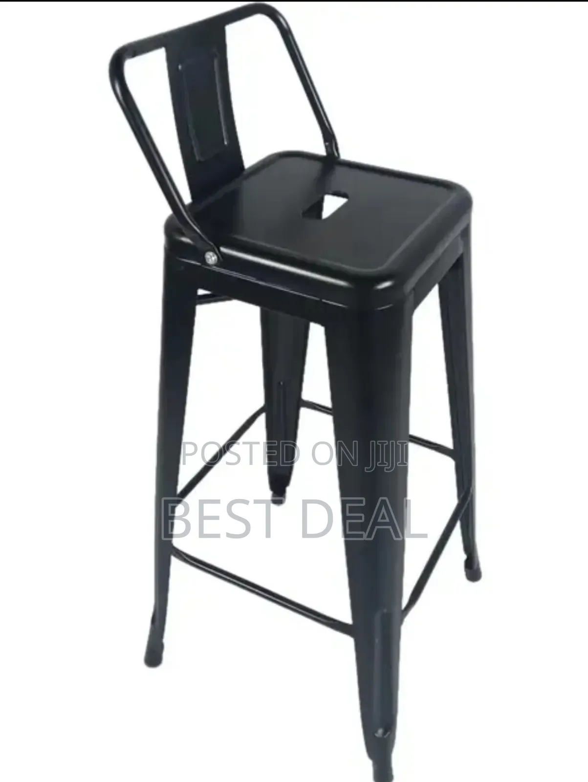Strong Metallic Bistro Bar Stool Chair