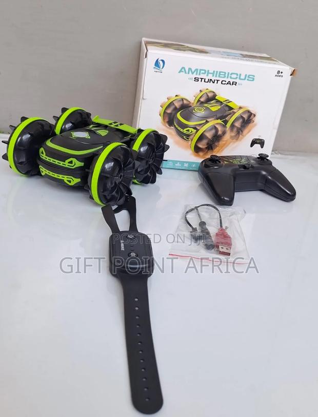 Rechargeable R.C Stunt Car With Figure Sensor Watch for Kids