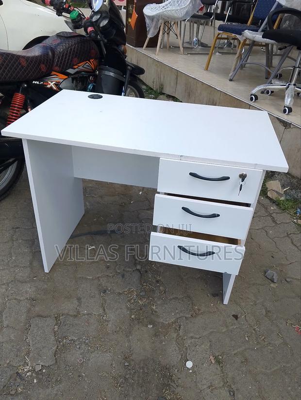 White Studying Desk 1m