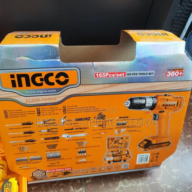 Ingco Cordless Drill Tools Set 165pcs Toolset Tool Boxes - thumbnail 11