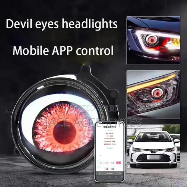 Car Angel Demon Blinking Eye