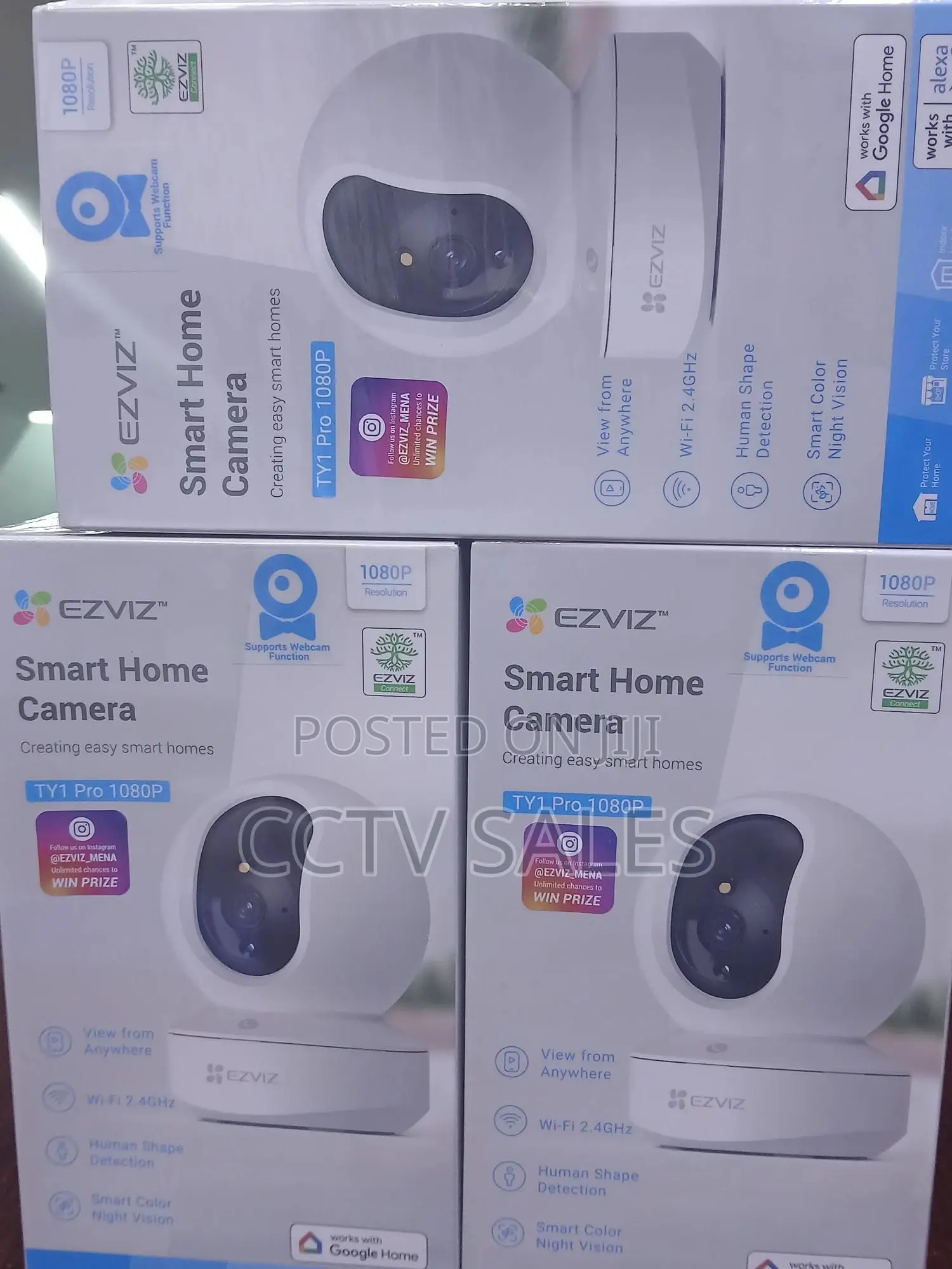 Ezviz TY1 Smart Wi-Fi Pan Tilt 1080p