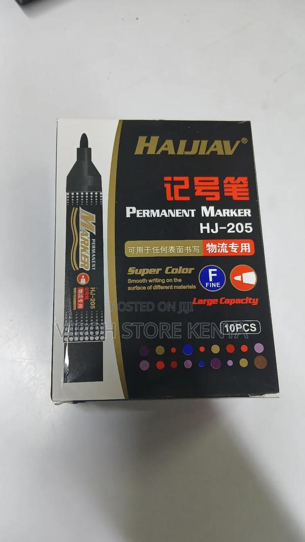 10pcs Permanent Marker Pen Refillable Mark Pen - main view