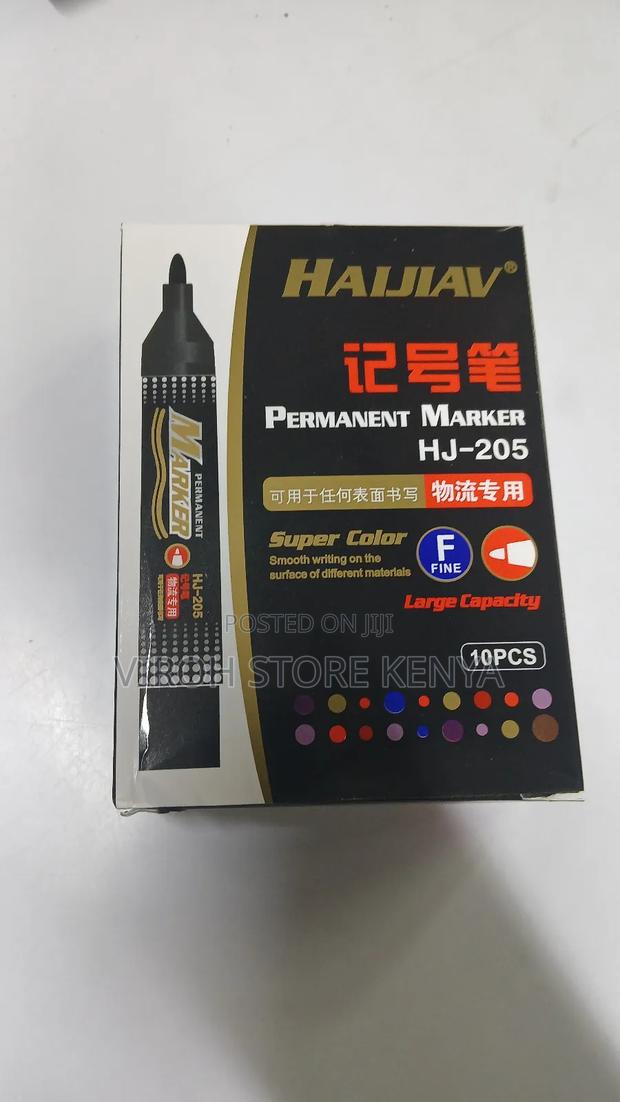 10pcs Permanent Marker Pen Refillable Mark Pen - thumbnail 3