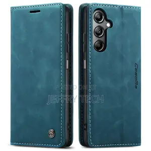 Samsung Galaxy A05S Wallet Suede Leather Case Blue