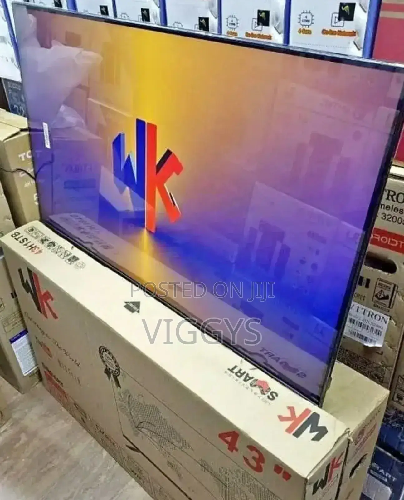 Good Working Wk 43 Inch Smart Android TV T-65
