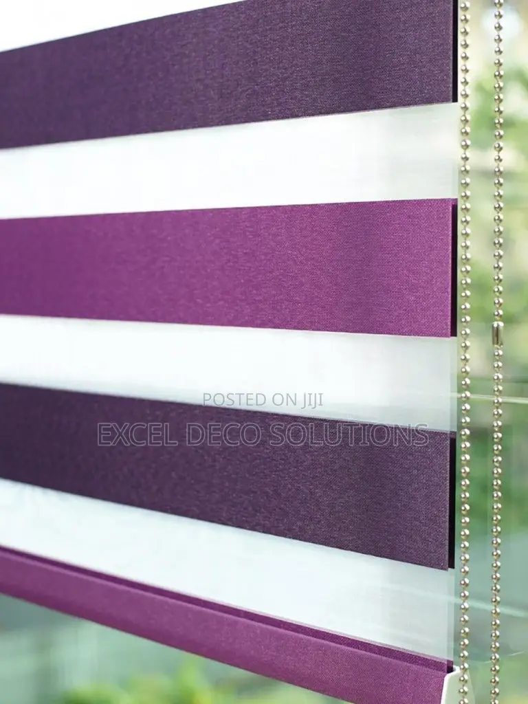 Colorful Zebra Roller Blind