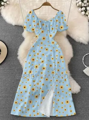 Blue Floral Dress