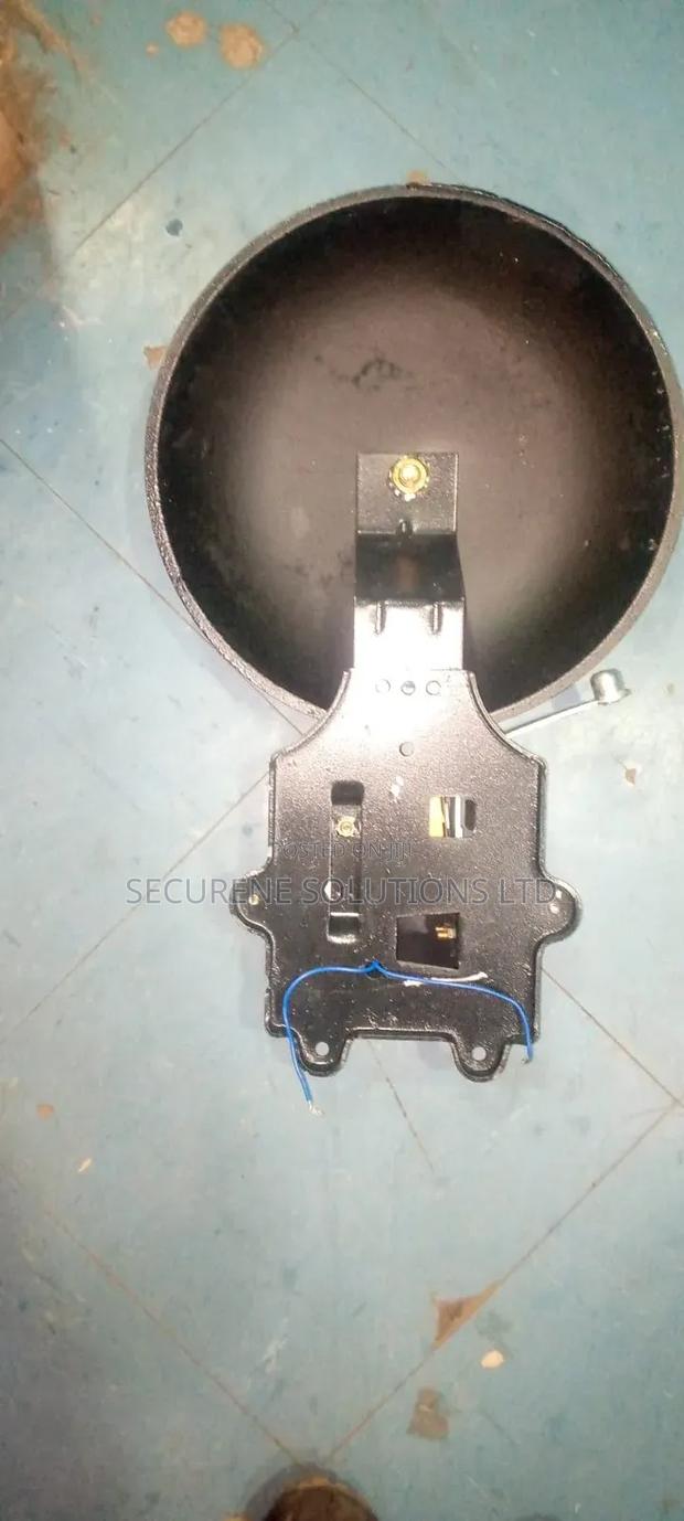 Black Round Electric School Bell - main view