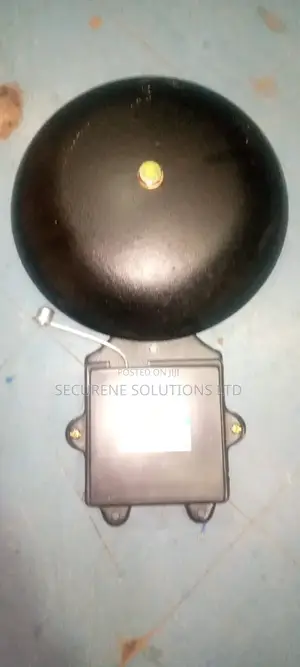 Black Round Electric School Bell