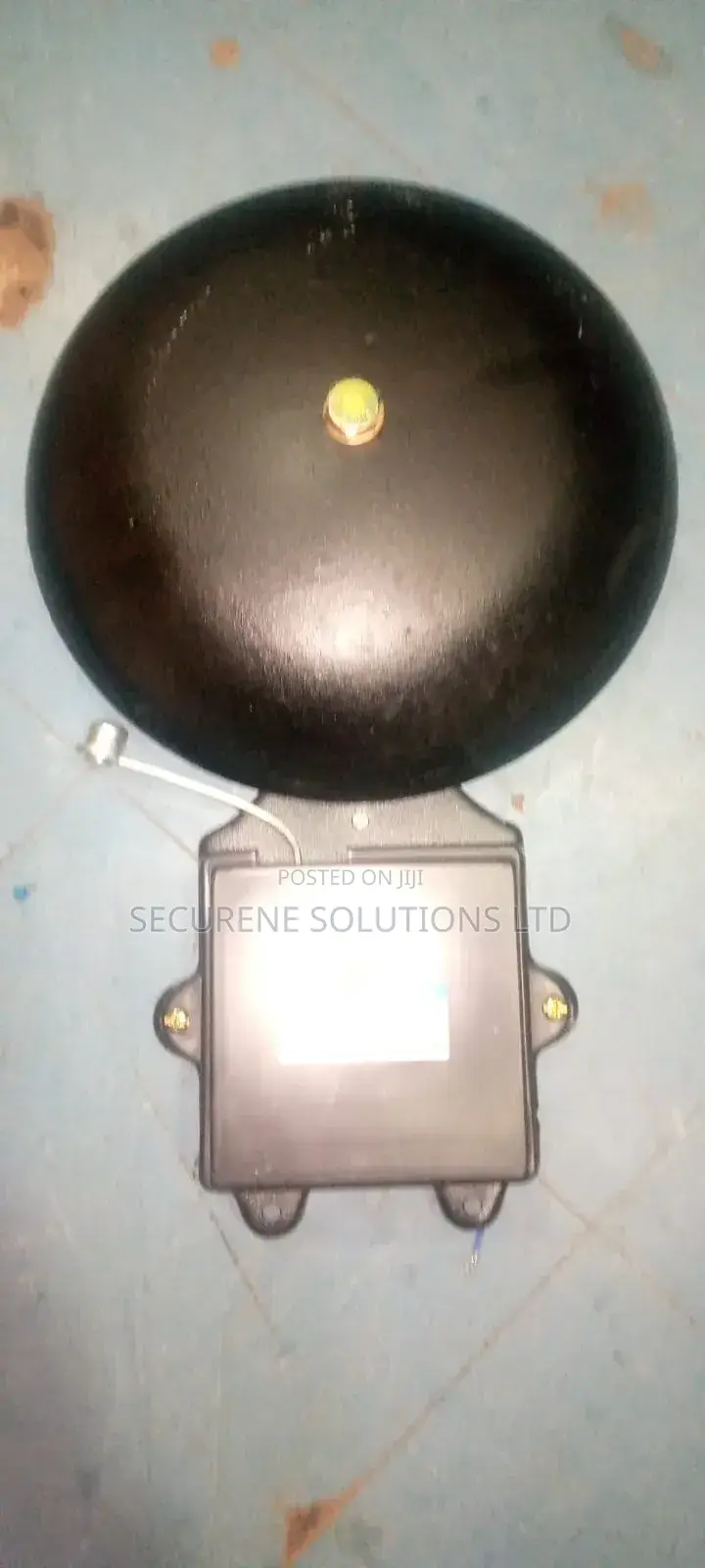 Black Round Electric School Bell