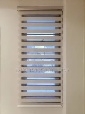 Cream Themed Zebra Roller Blinds