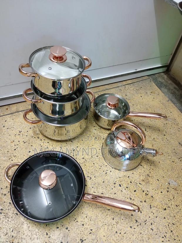 Stainless Steel Cookware Set/12pc Induction Sufuria - thumbnail 5