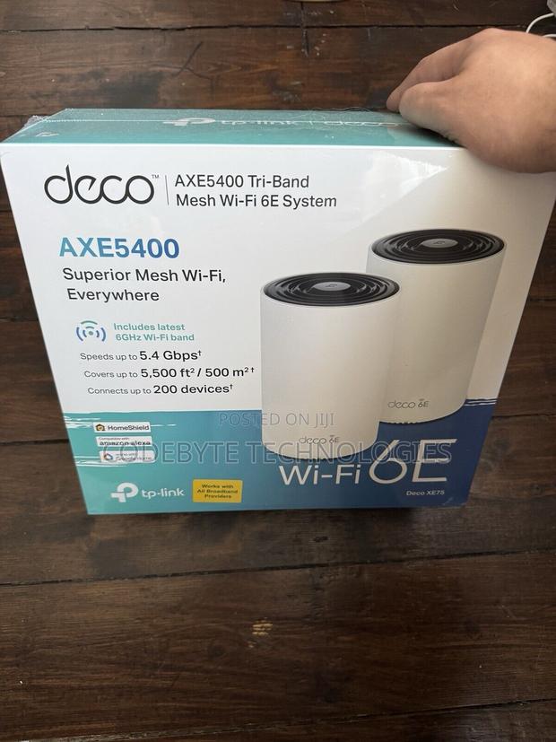 Tp-Link Deco Tri-Band Wifi 6E Mesh System AXE5400 - main view