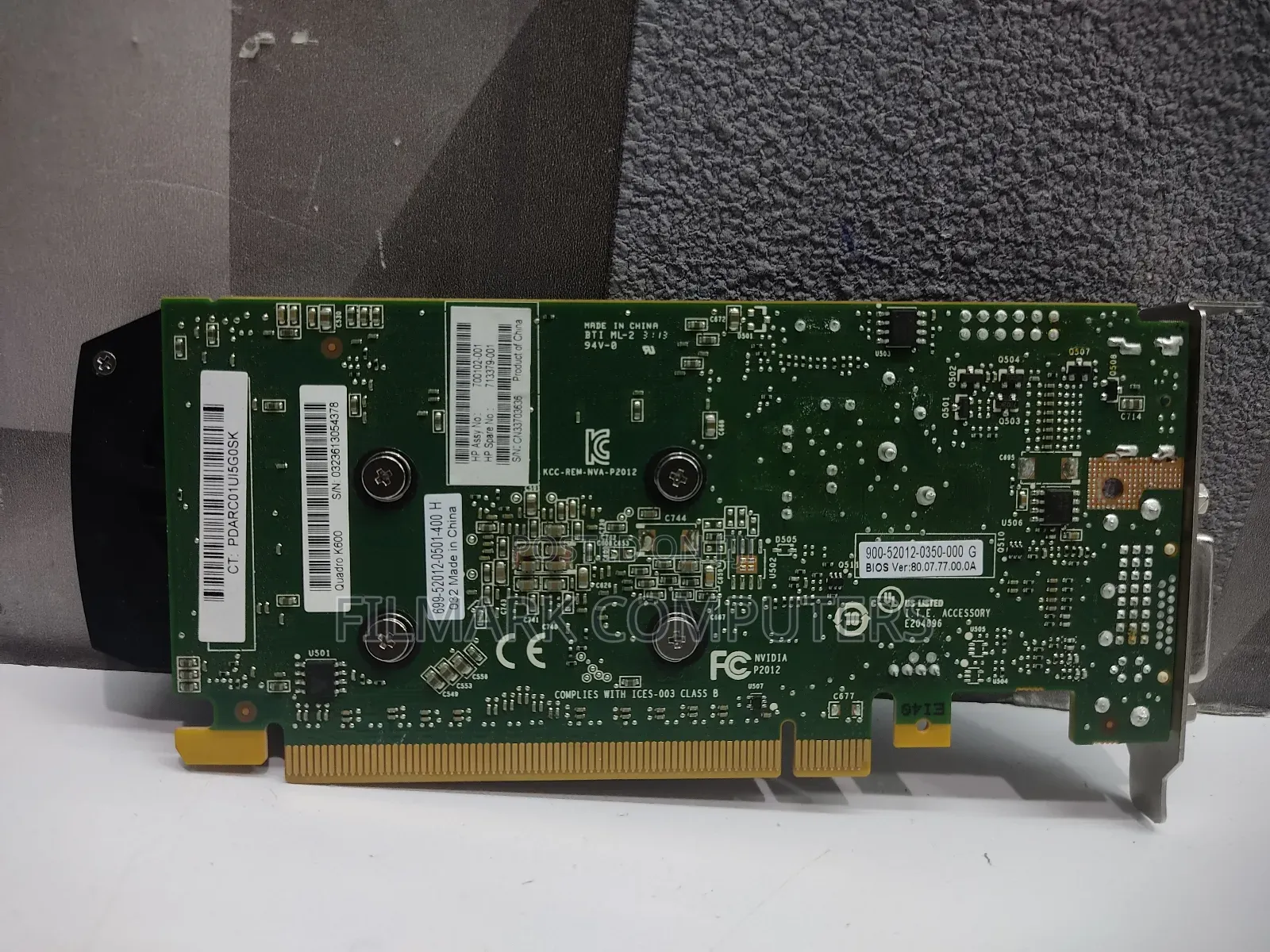 HP Nvidia Quadro 1gb Gddr3 Graphic Card
