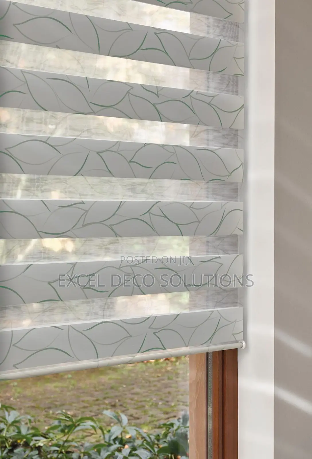 Break Room Zebra Roller Blinds