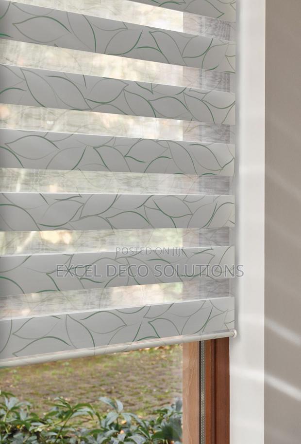 Break Room Zebra Roller Blinds - main view