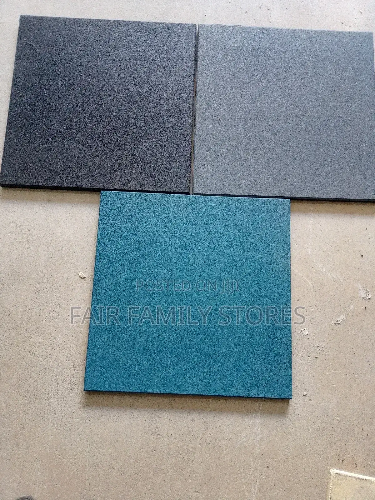 Gym Rubber Tiles 500mm X500mm, Thickness 20mm