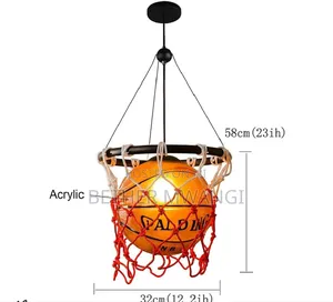 Basketball Chandelier in Kenya