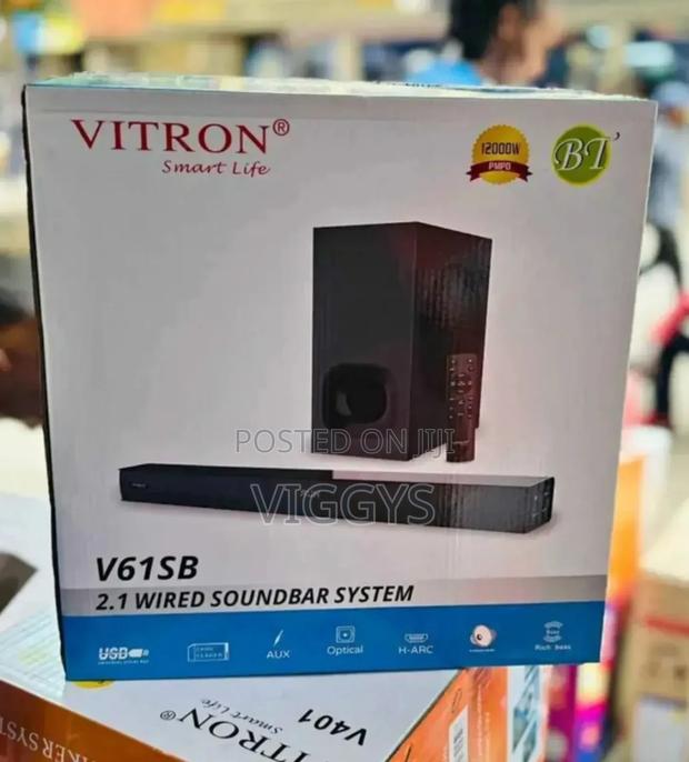Good Working Vitron V61 SB 2.1 Wired Soundbar System H-67 - main view