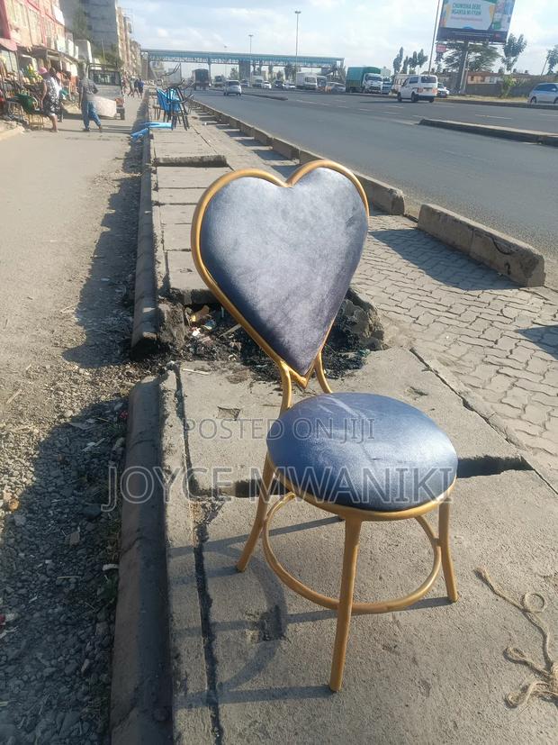 Manicure Love Seat, Grey and Gold - thumbnail 3