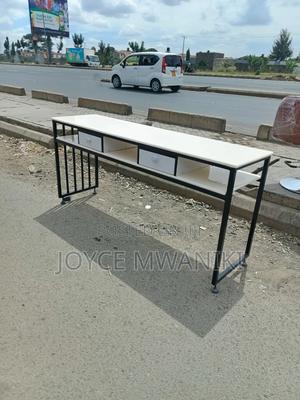 Manicure Marble Table, 4 Seater With Drawers - thumbnail 2