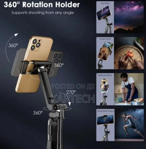 Oraimo Smart Tri 2 360° Full Angle Tripod Gimbal Stabilizer - thumbnail 2
