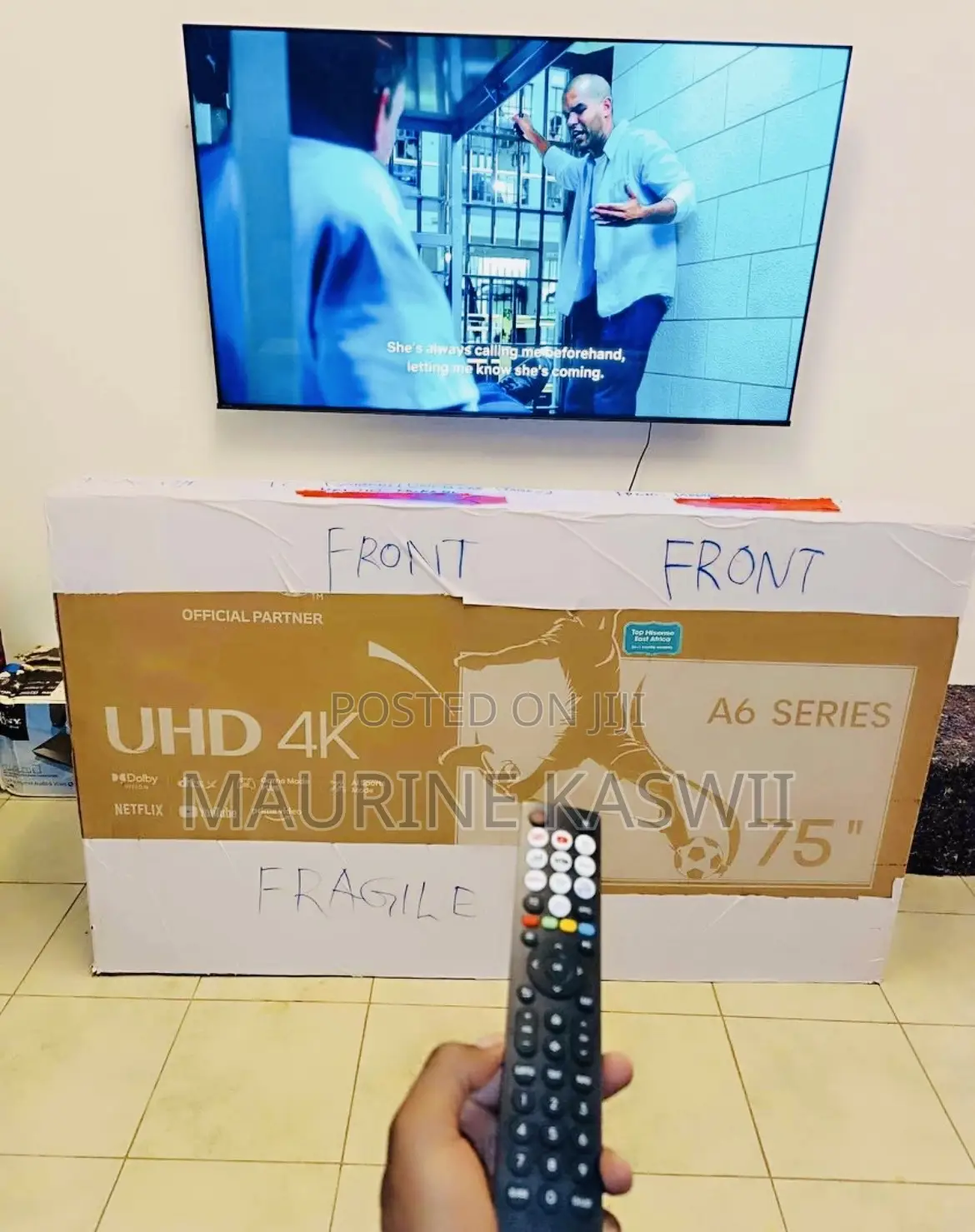 Hisense 75 A6kken Smart Uhd Tv Frameless Brand Nee