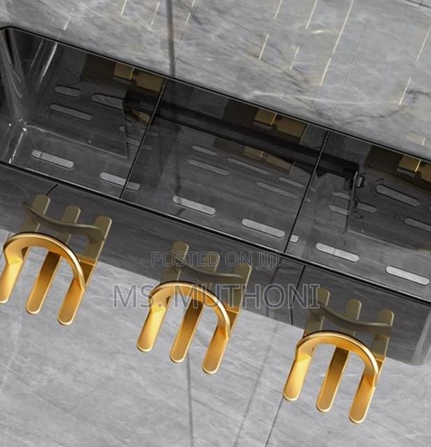 Acrylic Inverted Toothbrush Holder, Toothpaste Dispenser - thumbnail 4