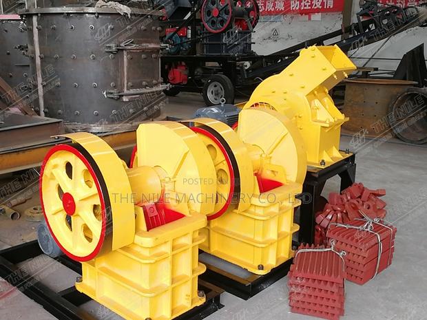 Jaw and Hammer Crushing Equipment for Bricks Basalt Marble - main view