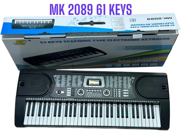 Mk 2089 61 Keys Teaching-Type Electronic Keyboard ( Black) - main view