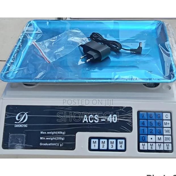 ACS 40kg Armless Digital Computing Scale - main view