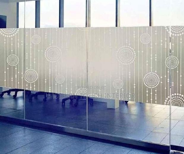 Flowered Frost Window Film