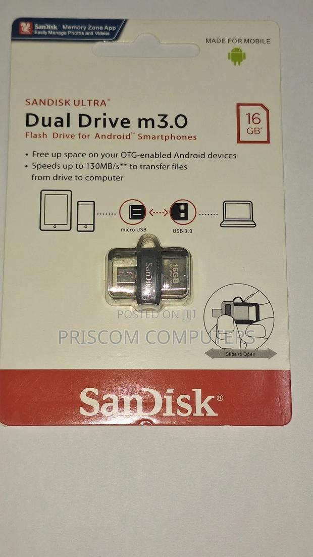 Sandisk OTG USB Flash Drive Flash Disk 16GB