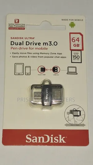 Sandisk OTG USB Flash Drive Flash Disk 64GB