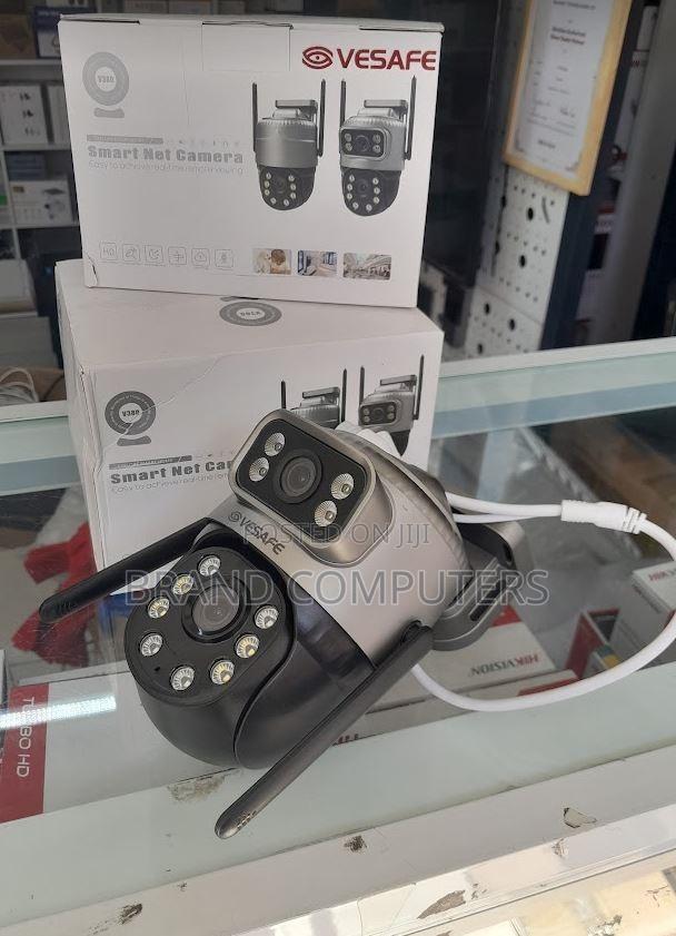 4G Dual Lens PTZ Camera V380 Simcard + Wifi Camera