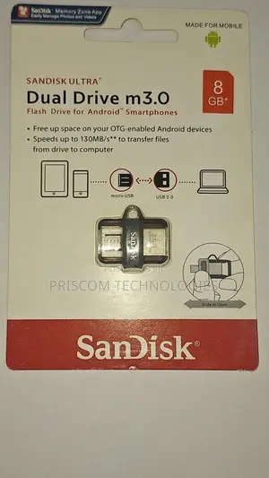 Sandisk OTG USB Flash Drive Flash Disk 8GB
