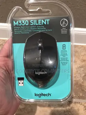 Logitech M330!! Logitech M330 Black Wireless Silent Mouse//